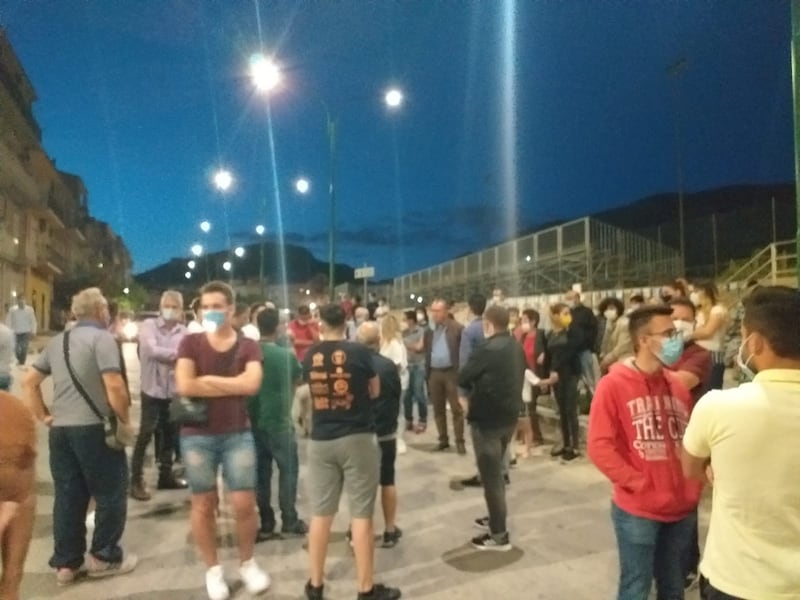 Protesta dopo la fuga dei tunisini