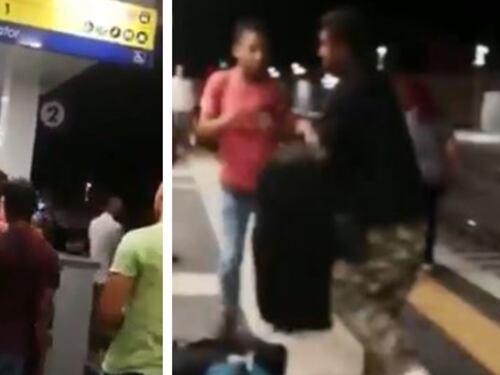 Rissa tra immigrati in stazione: bimbi e donne costretti a fuggire