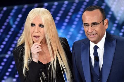 Virginia Raffaele si "trasforma" in Donatella Versace: le foto 4