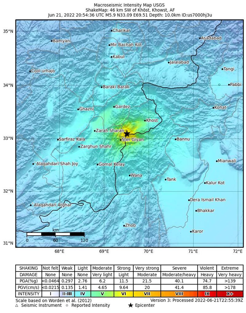 Mappa terremoto 