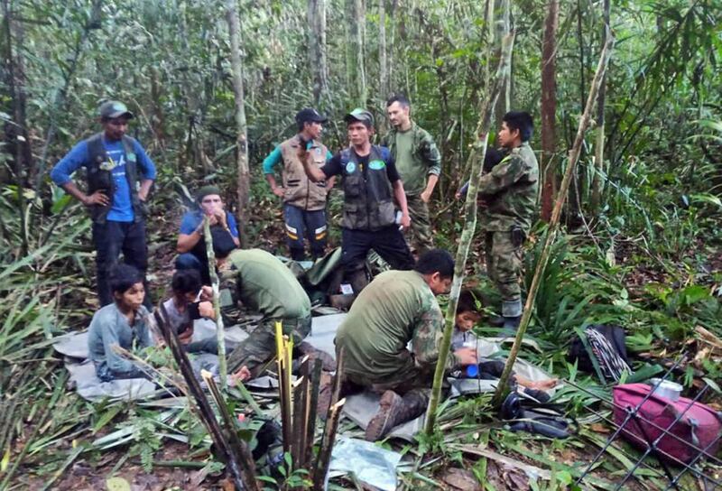Sopravvissuti a un incidente aereo, quattro bimbi ritrovati dopo 40 giorni nella foresta colombiana 3