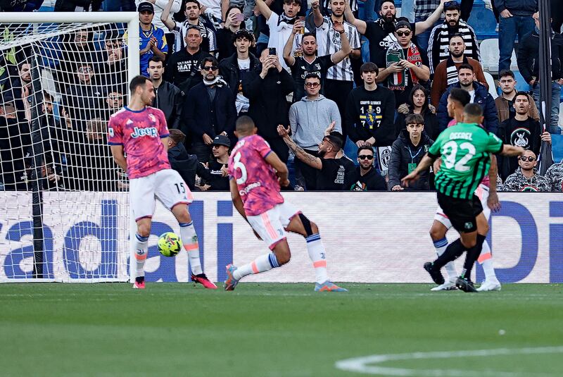 Defrel gol Sassuolo Juventus