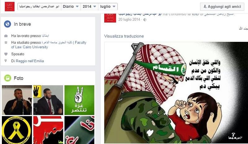 Gli islamisti che inneggiano Hamas in Italia 1
