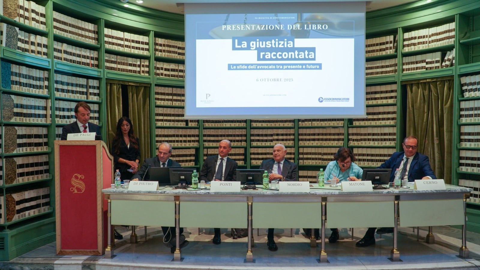 Presentato al Senato il libro degli avvocati Ponti e De Pauli “La giustizia raccontata. Le sfide dell’avvocato tra presente e futuro”