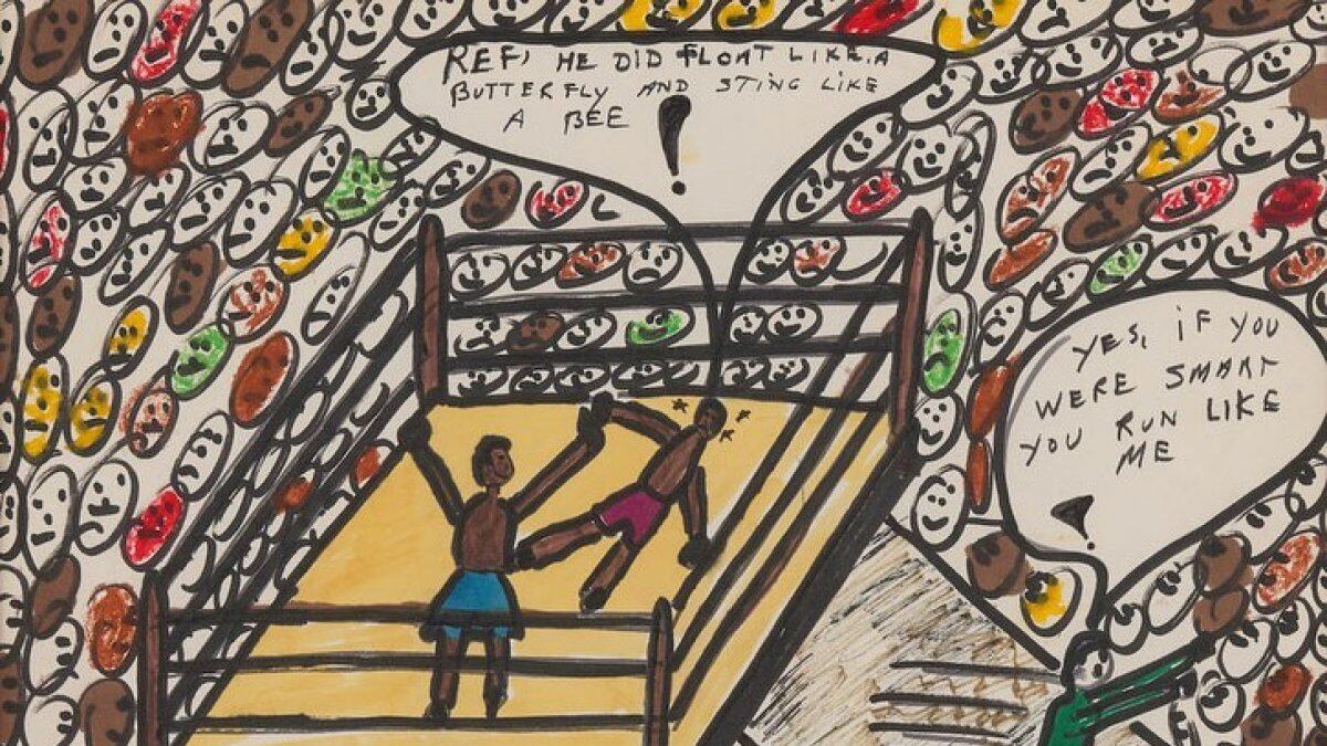 Un milione di dollari per i disegni del pugile Ali