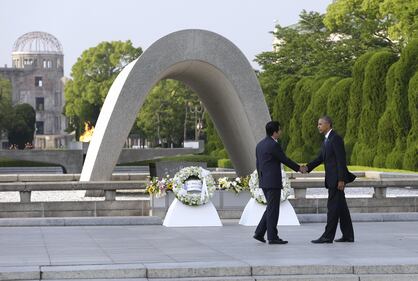 Storica visita di Obama a Hiroshima 1