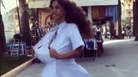 Lo video al rallentatore di Emanuela Folliero incanta i fan