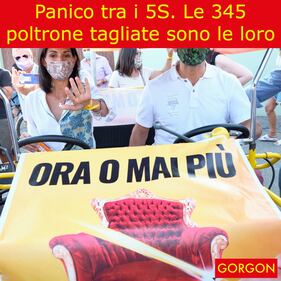 Ecco la satira del giorno. Panico tra i 5S 1