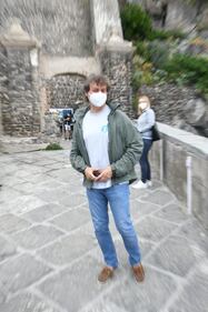 Alberto Angela al lavoro sull'isola di Ischia 8