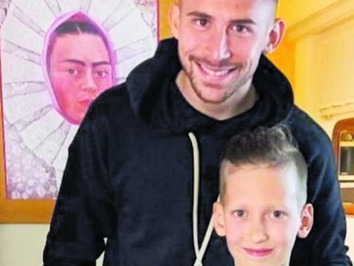 Vicario e il baby fan venuto dalla guerra