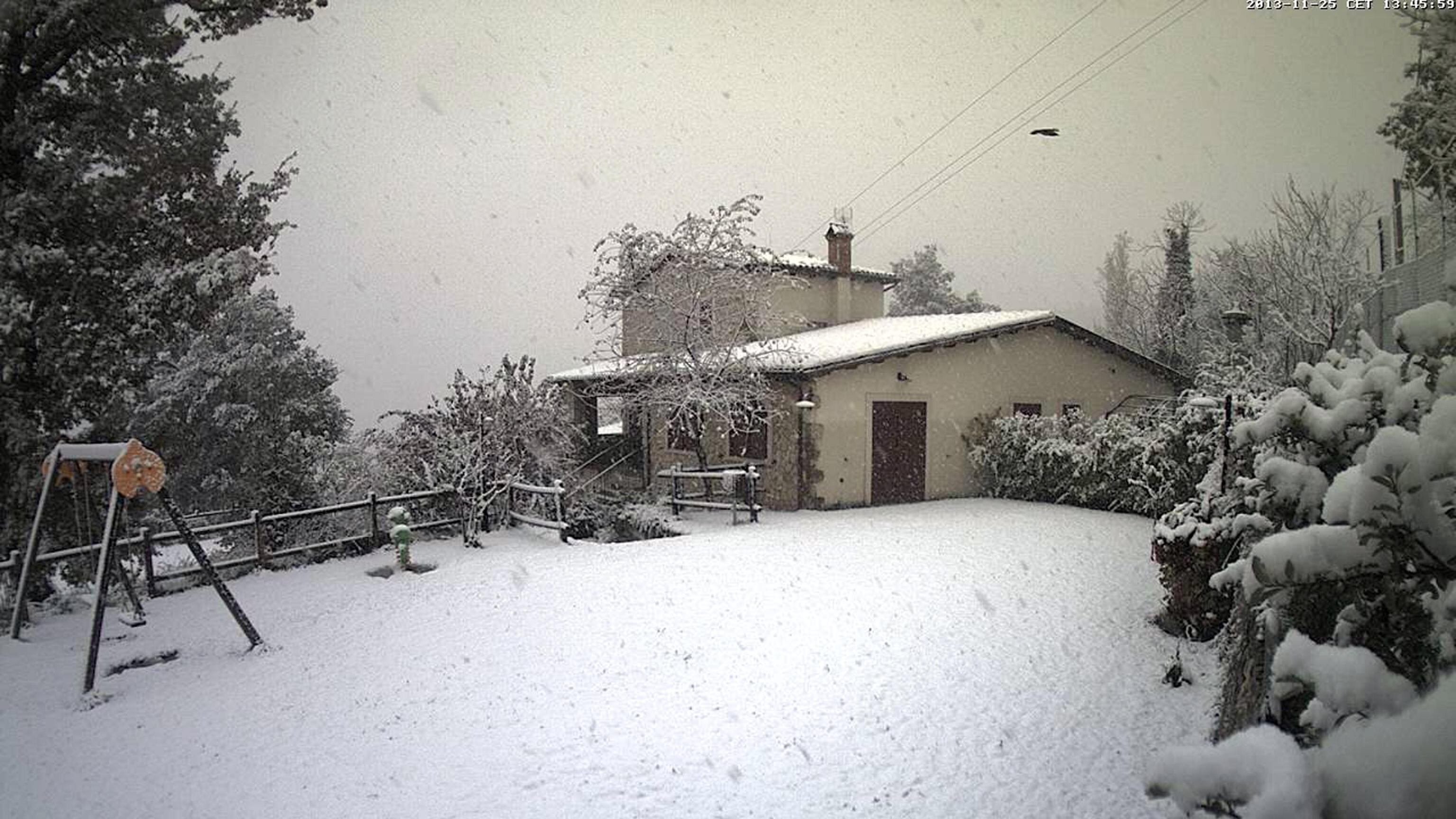 Maltempo, arriva la neve in Centro Italia