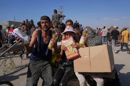 Caos aiuti a Gaza: le immagini della calca 9