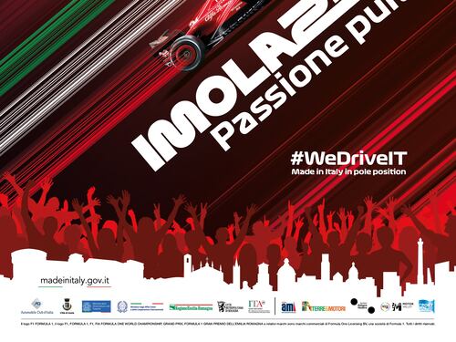 Svelato il poster ufficiale del Gran Premio F1 di Imola