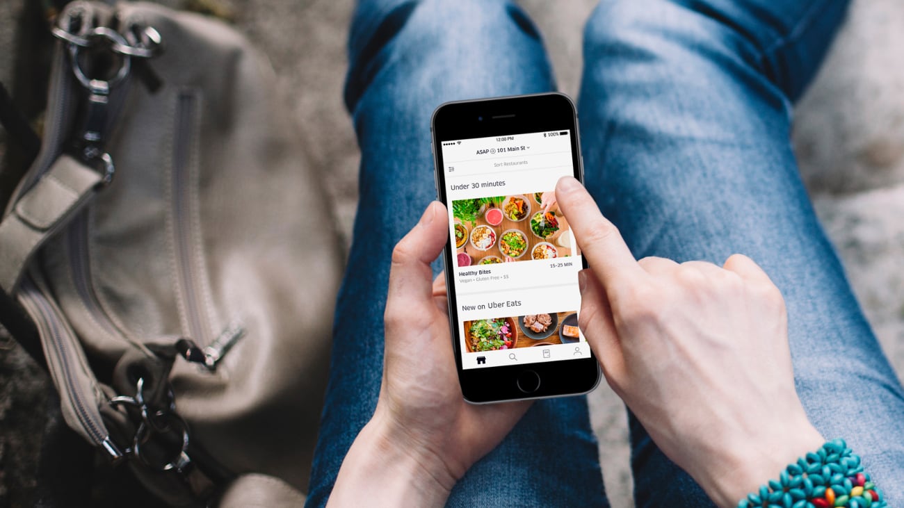 Uber Eats: cibo a domicilio, in soli 30 minuti