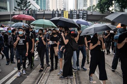 Proteste ad Hong Kong durante il "National Day"  3