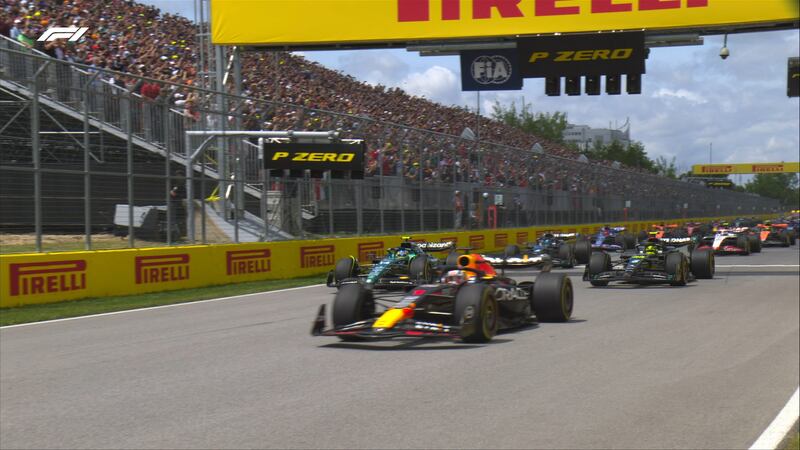 Partenza GP Canada Twitter
