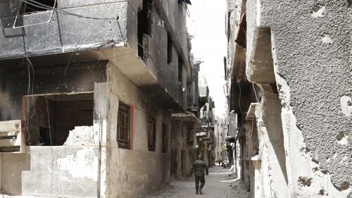 Le macerie del campo di Yarmouk 6