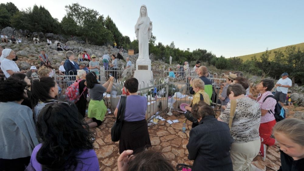 Ritrovata in un canneto la statua della Madonna di Medjugorje