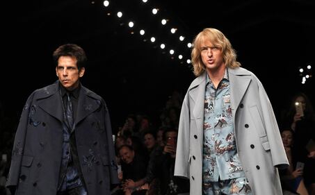 Zoolander sfila sulla passerella di Valentino 8