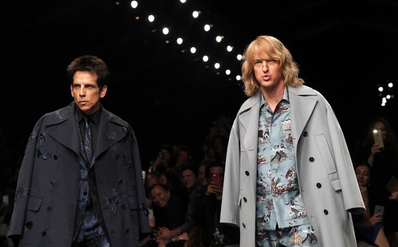 Zoolander sfila sulla passerella di Valentino 8