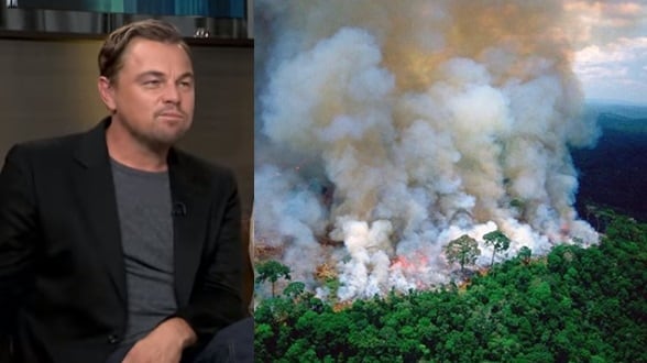 Amazzonia in fiamme: Leonardo Di Caprio pubblica foto sbagliata dei roghi