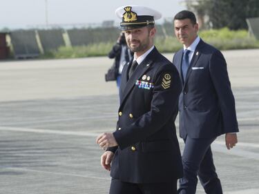 Salvatore Girone atterra a Roma 21