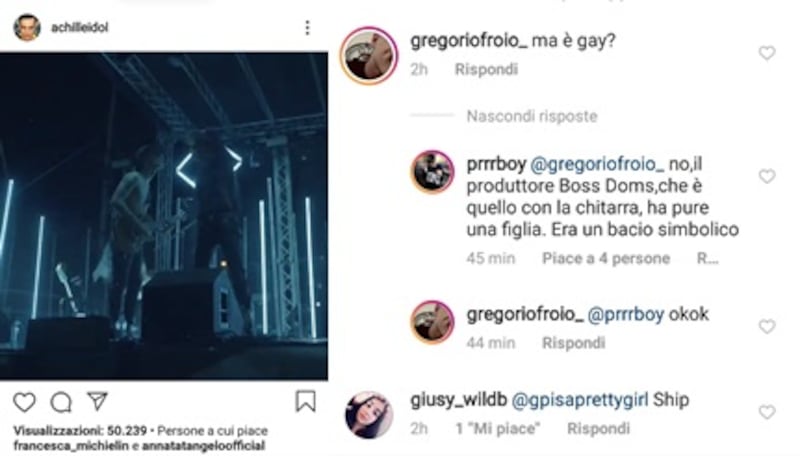 Achille Lauro social