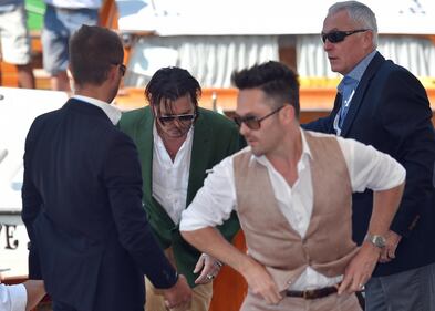 Mostra del Cinema di Venezia, l'arrivo di Johnny Depp 17