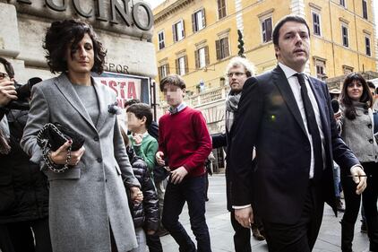 Renzi va al Quirinale con la famiglia 4