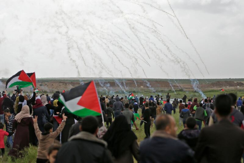 Scontri al confine tra Israele e Gaza 6