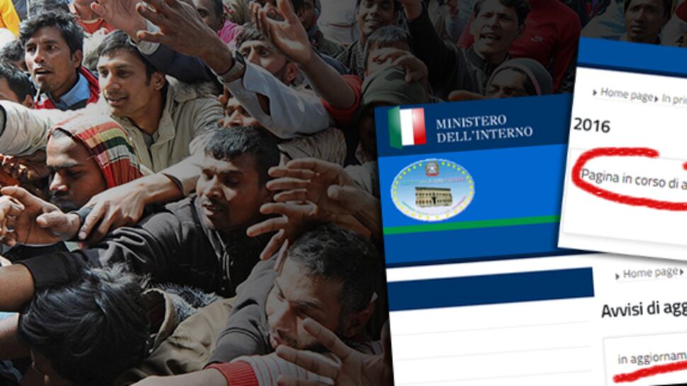 I conti delle coop sui migranti nascosti dai siti del governo