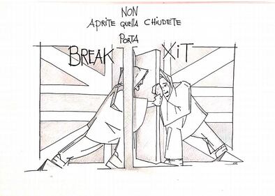 La vignetta del giorno: la porta della Break(xit) 1