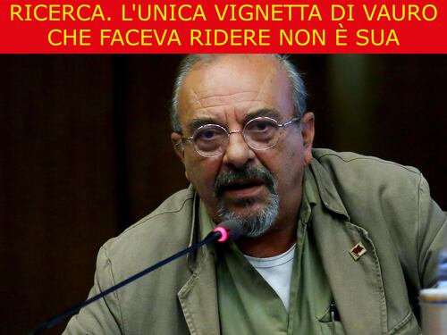 La satira del giorno. La verità su Vauro
