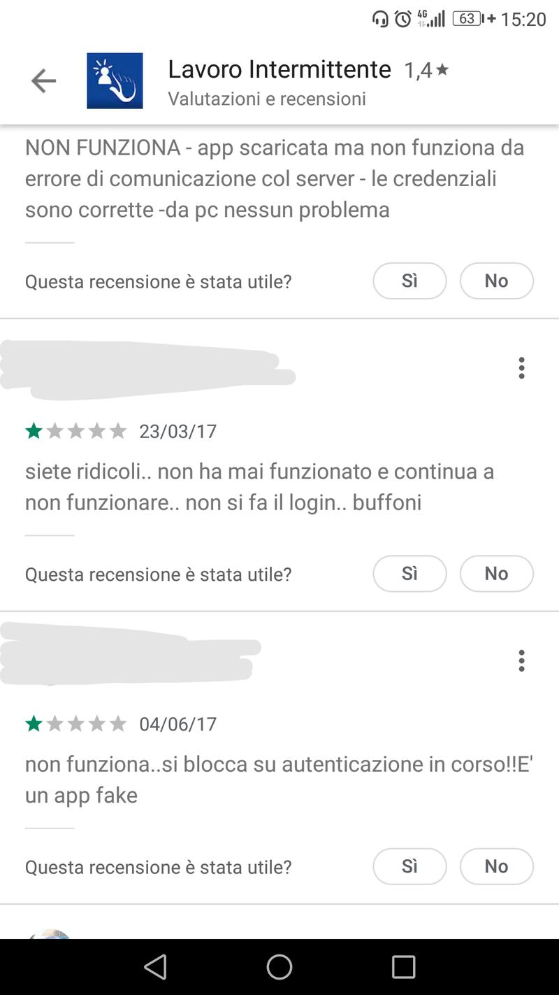 L'app trova lavoro del Ministero non funziona: la rabbia degli utenti 5