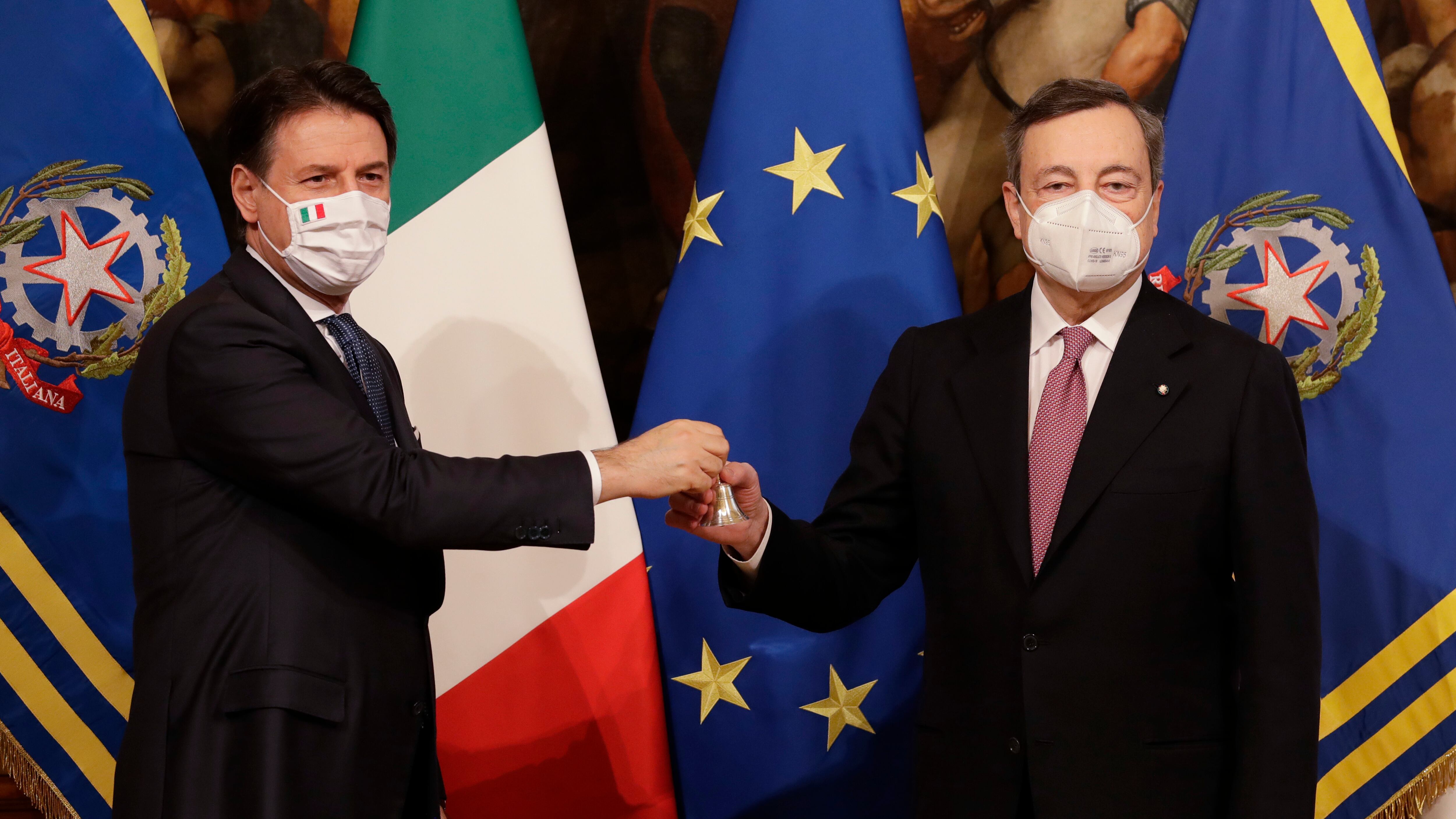 La memoria corta di Conte sul sostegno a Draghi