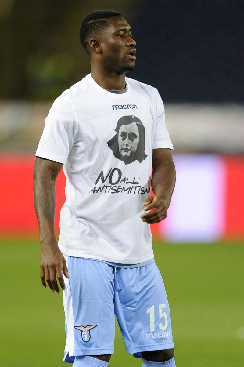 Lazio a Bologna con la maglia di Anna Frank 16