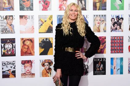 Claudia Schiffer irriconoscibile alla festa di Vogue 1