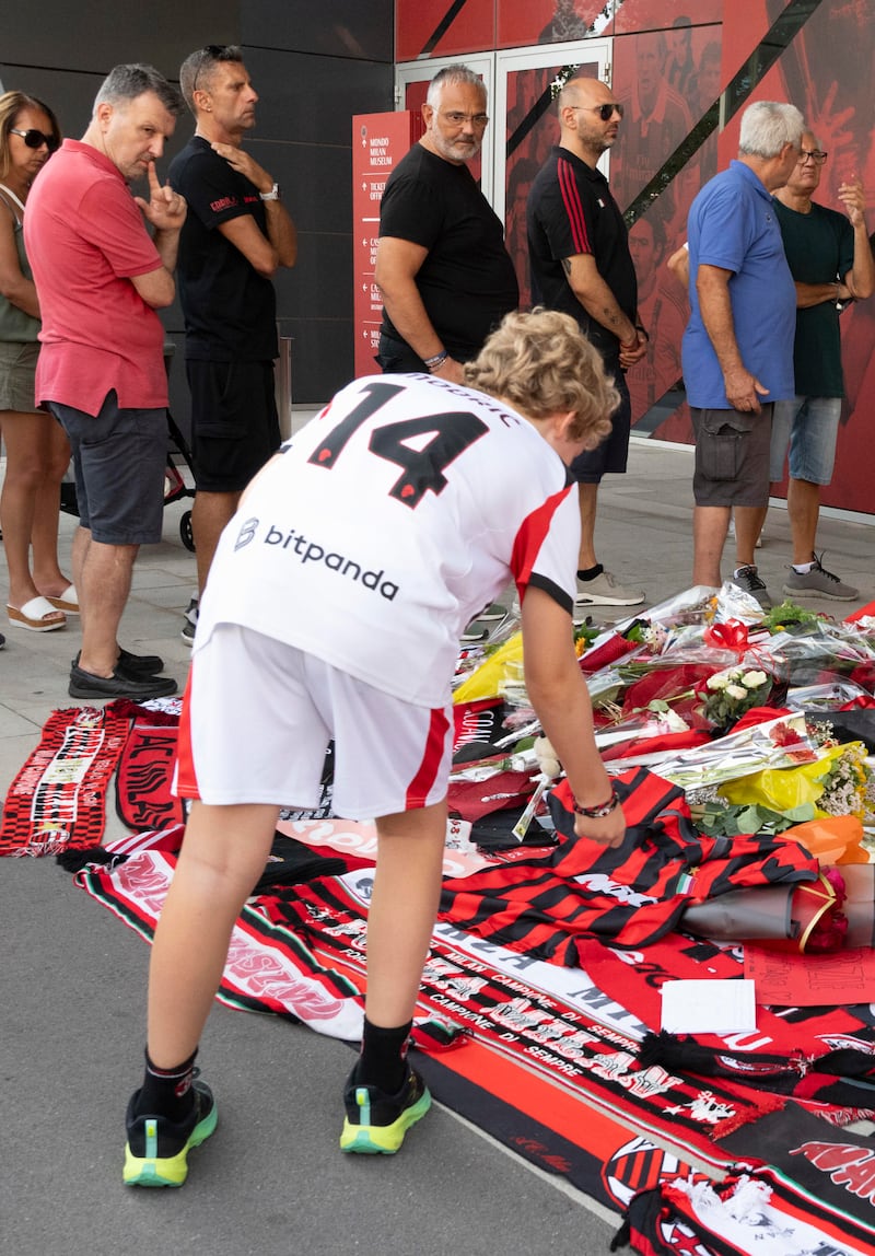 Il tributo a Franco Baresi