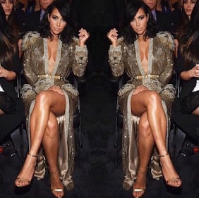 Kim Kardashian foto private con Kanye West 1