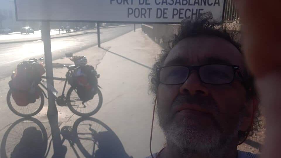 In bicicletta fino a Casablanca: l'impresa di un reatino