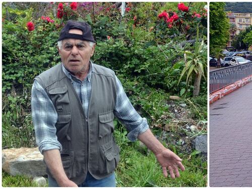 Pensionato: vent'anni per creare un giardino di rose sul fiume, Comune lo rimuove