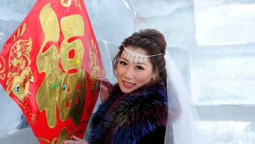 Cina, il festival del ghiaccio a Harbin 11