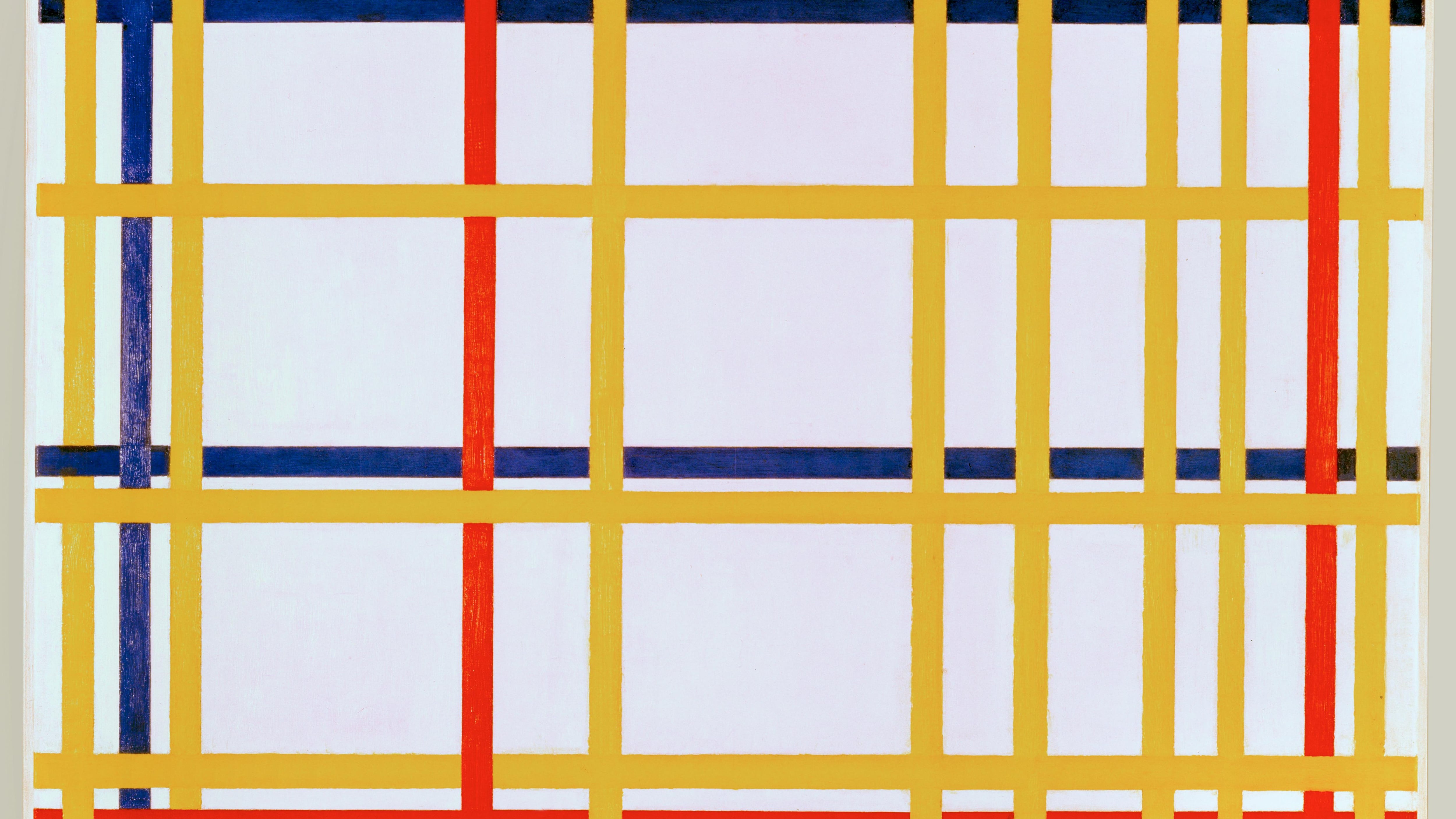 Il quadro di Mondrian al contrario resta così. A conferma che l'arte astratta è un'opinione