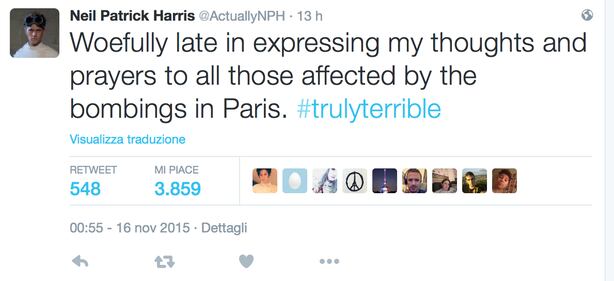 Attentati di Parigi: la reazione dei VIP su Twitter 25