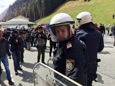 Brennero, la manifestazione pro-migranti 3