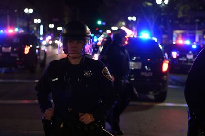 Usa 2016, proteste a Oakland 14
