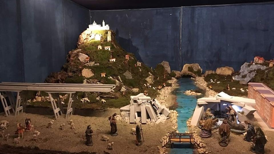 Genova, "oscurato" il presepe con il Ponte Morandi distrutto