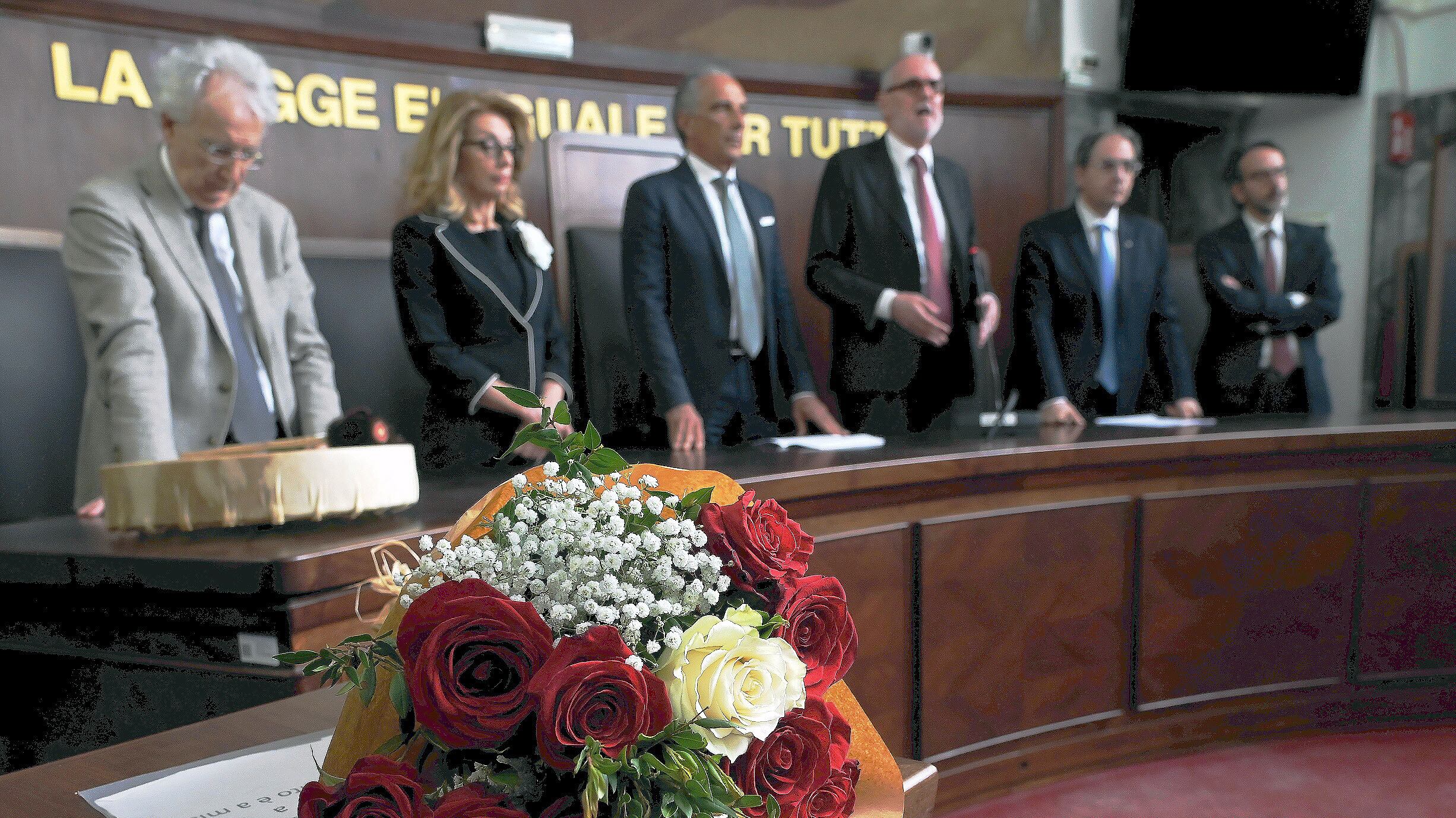 Ricordo dei morti della strage del tribunale "vivo in tutti noi"