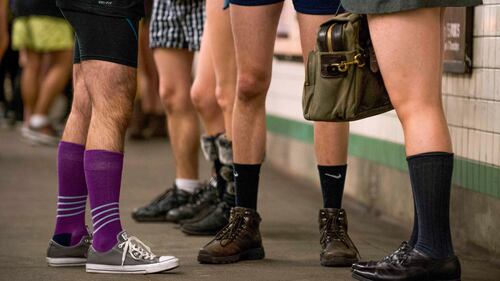 No Pants Subway Ride: in mutande in metro 2