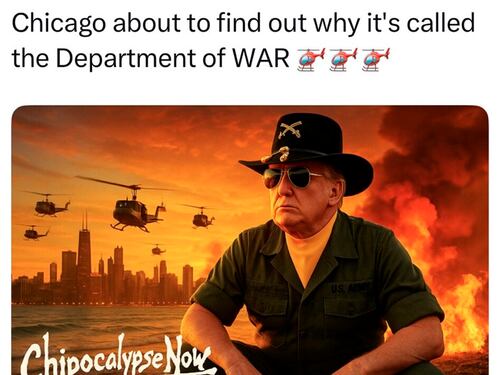 Trump provoca in versione Apocalypse Now: "Adoro l'odore delle deportazioni al mattino"